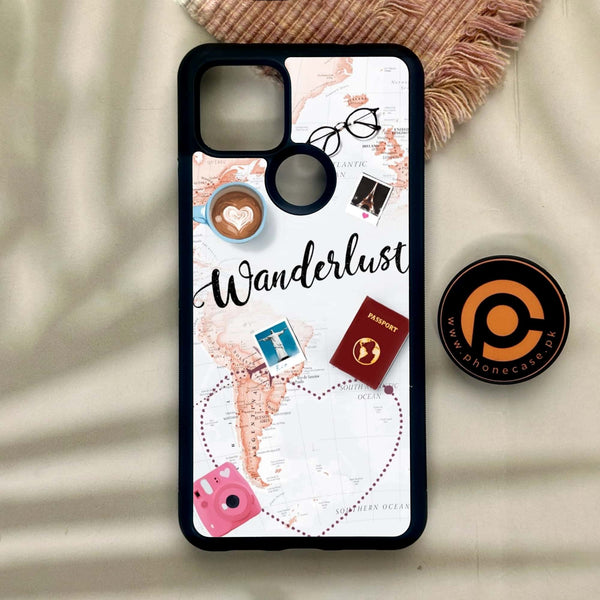 Google Pixel 4a 5G - World Journey - Premium Metal Printed Soft Bumper Shock Proof Case