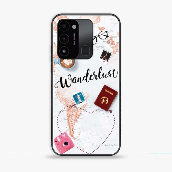 Tecno Spark Go 2022 - World Journey - Premium Printed Glass soft Bumper Shock Proof Case