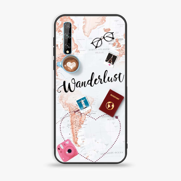 Huawei Y8p - World Journey - Premium Printed Glass soft Bumper Shock Proof Case