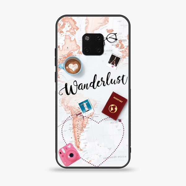 Huawei Mate 20 Pro - World Journey - Premium Printed Glass soft Bumper Shock Proof Case