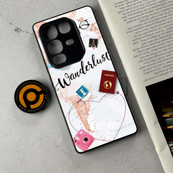 Infinix Note 50 Pro Plus - World Journey - Premium Metal Printed Soft Bumper Shockproof Case