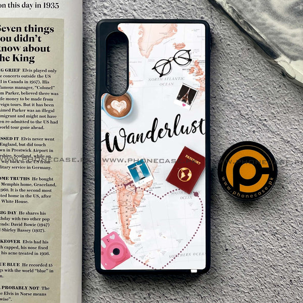 LG G9 - World Journey - Premium Printed Metal soft Bumper shock Proof Case