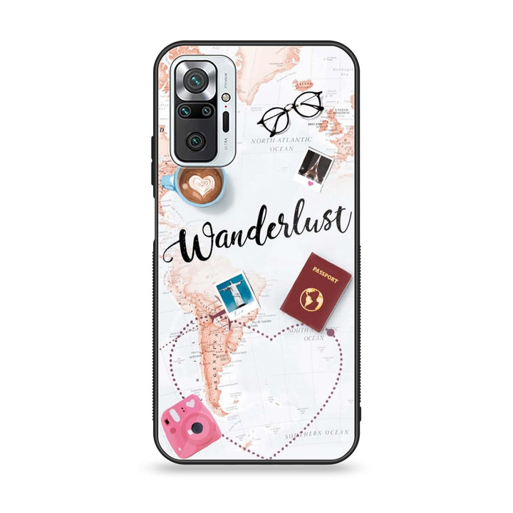 Xiaomi Redmi Note 10 Pro - World Journey - Premium Printed Glass soft Bumper Shock Proof Case