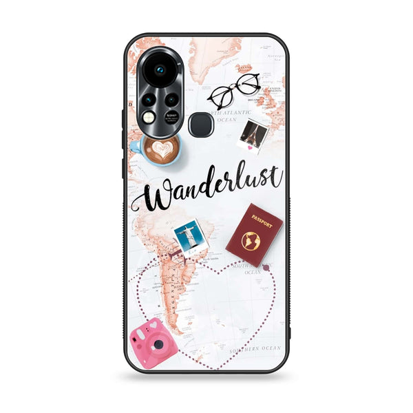 Infinix Hot 11S NFC  World Journey  Premium Metal Printed soft Bumper Shock Proof Case