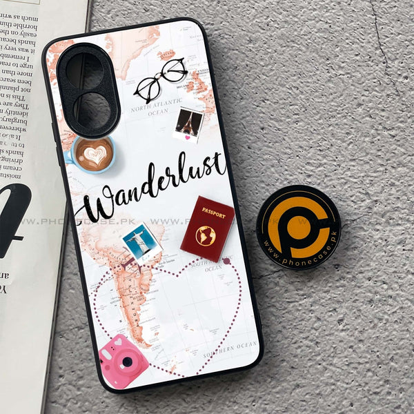 Oppo A18 4G - World Journey -  Premium Printed Metal soft Bumper shock Proof Case