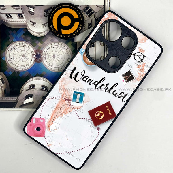 Redmi Note 13 Pro 4G - World Journey - Premium Metal Printed soft Bumper shock Proof Case