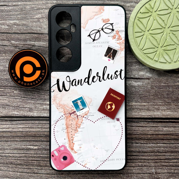 Realme C65  - World Journey - Premium Metal Printed soft Bumper shock Proof Case