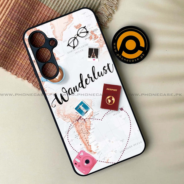 Samsung Galaxy A15 - World Journey - Premium Metal Printed soft Bumper shock Proof Case  CS-33711