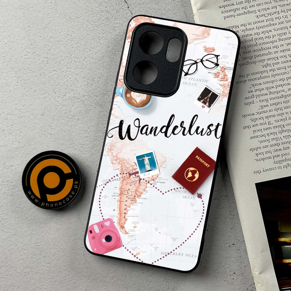 Oppo A5x - World Journey - Premium Metal Printed Soft Bumper Shockproof Case
