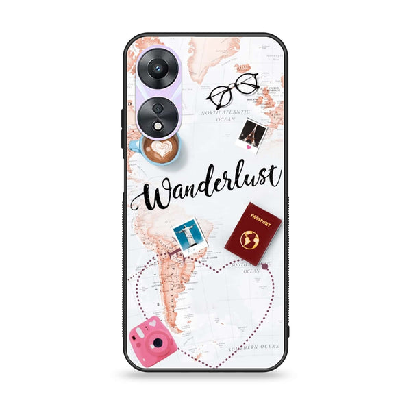 Oppo A78 4G - World Journey -  Premium Printed Metal soft Bumper shock Proof Case