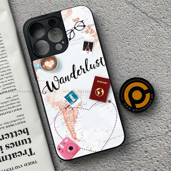 iPhone 15 Pro - World Journey Metal Case - Premium Metal Printed soft Bumper shock Proof Case