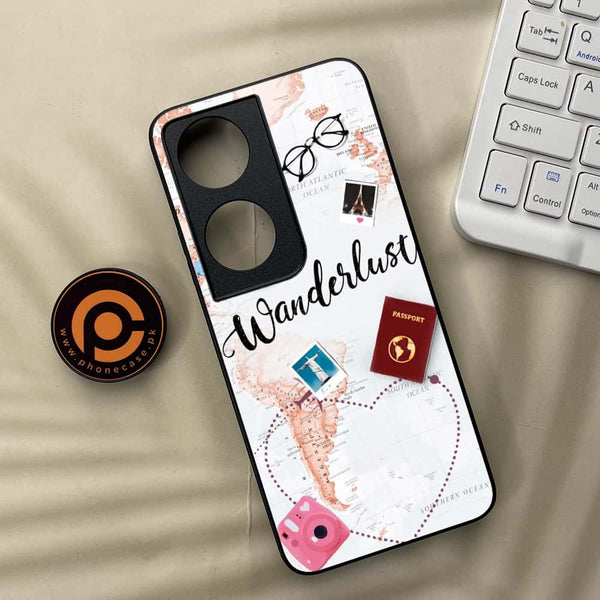 Honor x7b - World Journey - Premium Metal Printed soft Bumper shock Proof Case