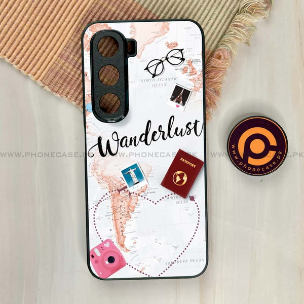 Infinix Hot 60i - World Journey  - Premium Metal Printed soft Bumper shock Proof Case