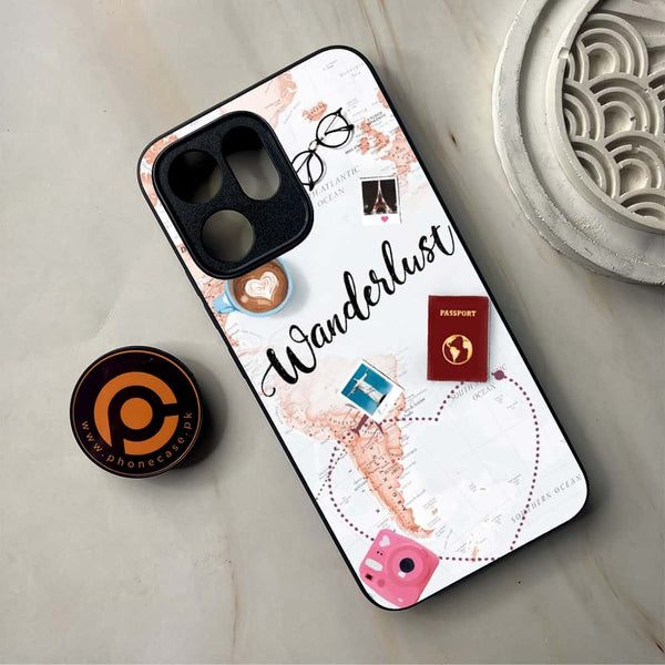 Oppo Reno 14F - World Journey - Premium Metal Printed Soft Bumper Shockproof Case