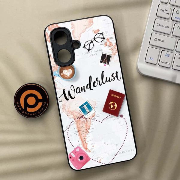 Tecno Spark Go 2 -  World Journey - Premium Metal Printed soft Bumper Shock Proof Case