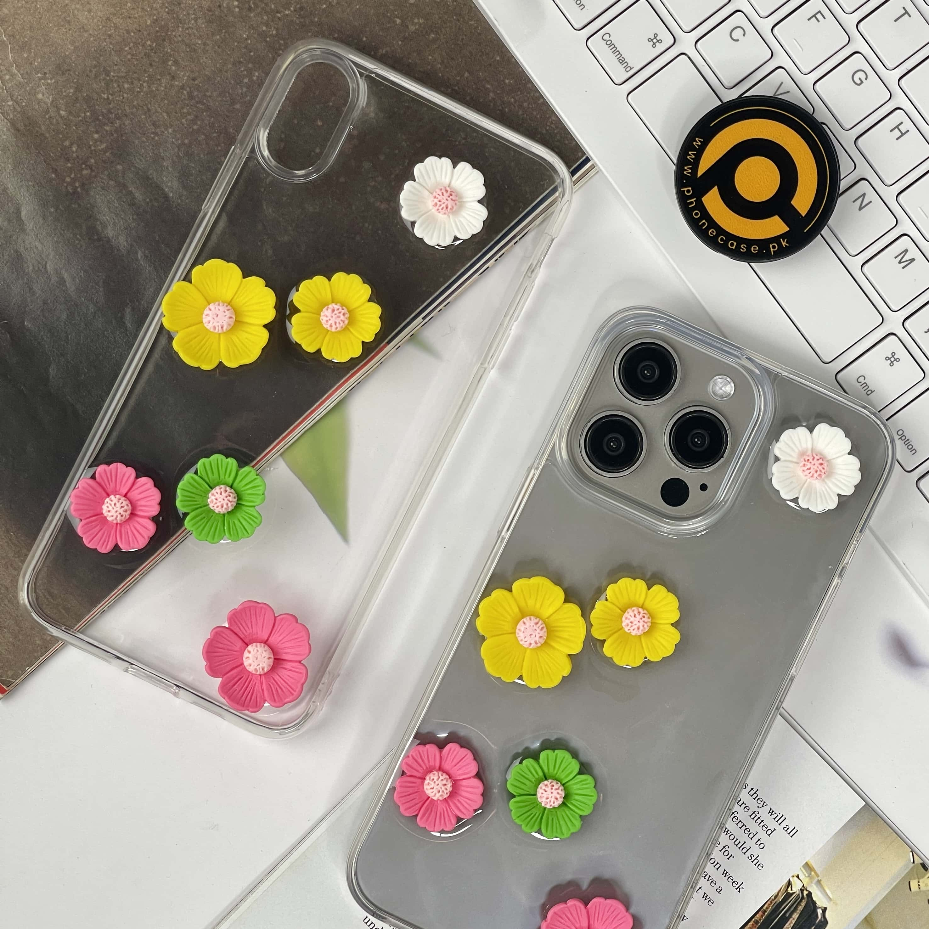 iPhone X/XS Blooming Garden Charm Clear Case