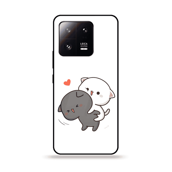 Xiaomi 13 Pro - Cute bubu dudu Design - Premium Printed Glass soft Bumper Shock Proof Case CS-37725