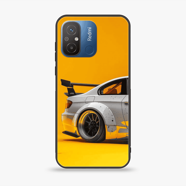 Xiaomi Redmi 12C/Redmi 11A - Racing Car - Premium Printed Glass soft Bumper shock Proof Case  CS-33483