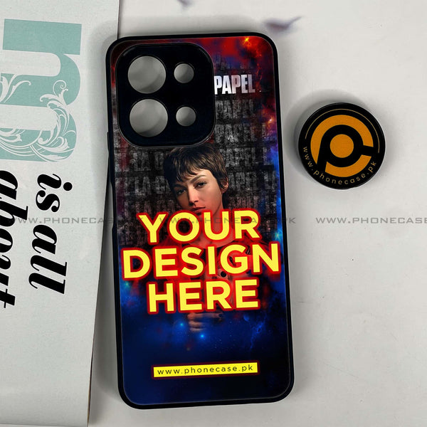 Vivo Y28 4G - Customize your own - Premium Metal Printed soft Bumper shock Proof Case