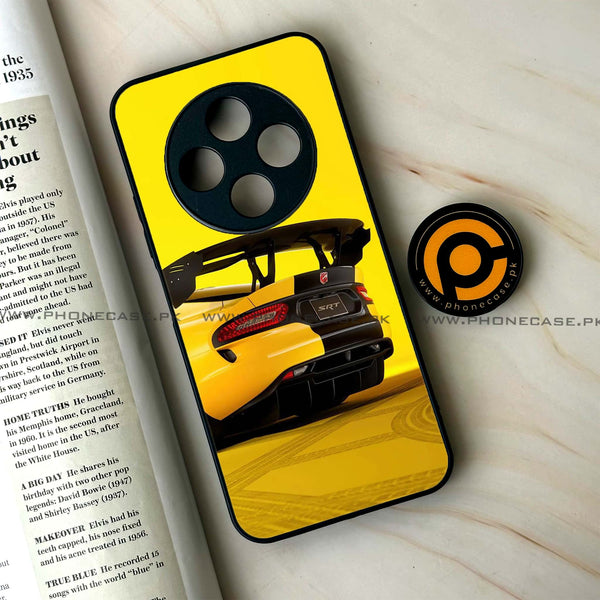Oppo F27 Pro - Sakura Racing Car - Premium Metal Printed soft Bumper Shock Proof Case