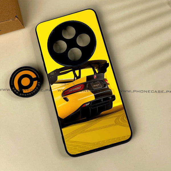 Xiaomi Redmi 14C - Yellow Racing Car -  Premium Printed Metal soft Bumper shock Proof Case