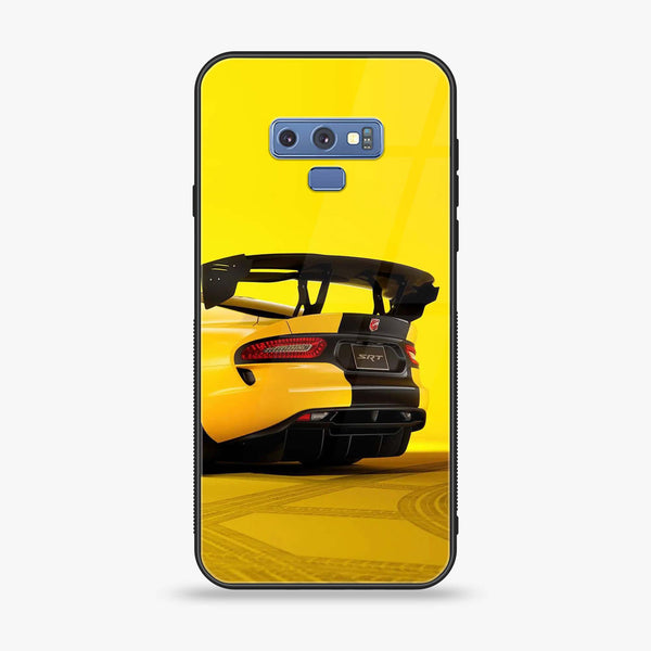 Samsung Galaxy Note 9 - Sakura Racing Car - Premium Printed Glass soft Bumper Shock Proof Case