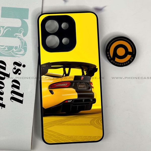 Vivo Y28 - Sakura Racing Car - Premium Printed Glass soft Bumper shock Proof Case