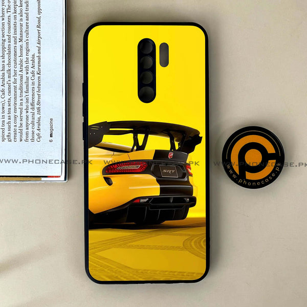 Xiaomi Redmi 9 - Sakura Racing Car - Premium Printed Glass soft Bumper Shock Proof Case