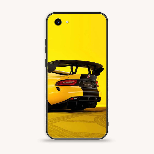 Vivo Y83 - Yellow Racing Car - Premium Printed Glass Case