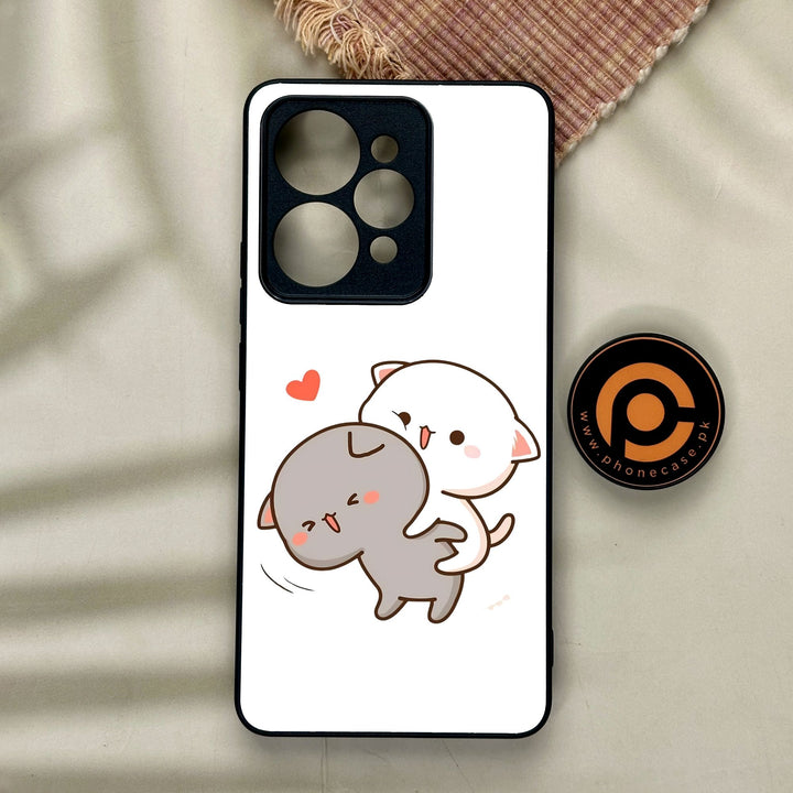 Realme 15 - Cute Bubu Dudu Design 4 - Premium Metal Printed Soft Bumper Shock Proof Case