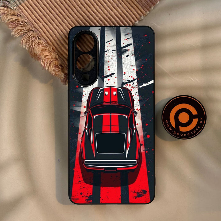Galaxy S25 Edge - Top-Down Track - Premium Metal Printed Soft Bumper Shock Proof Case