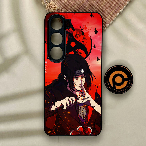 Vivo Y21d - Uchiha Itachi - Premium Metal Printed Soft Bumper Shock Proof Case