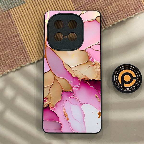 iQOO Z10 Turbo Pro - Pink Marble 2.0 Design 4 - Premium Metal Printed Soft Bumper Shock Proof Case
