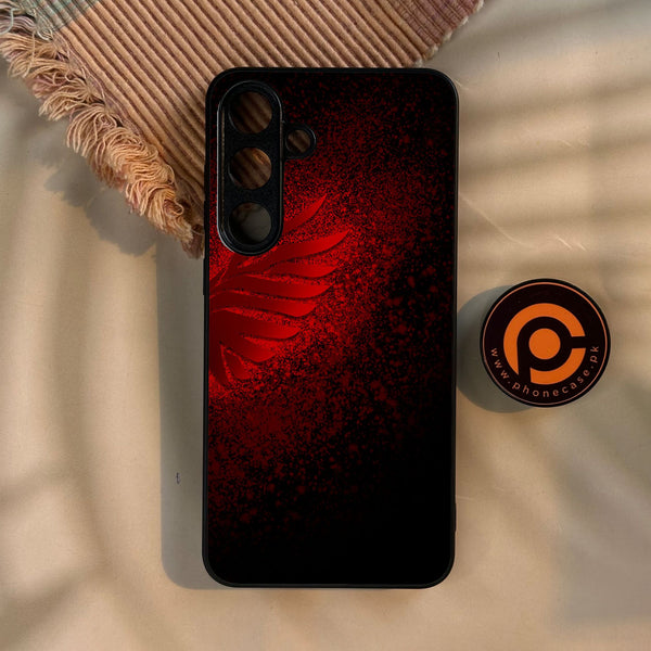 Galaxy S25 Plus - Angel 2.0 Design 2 - Premium Metal Printed Soft Bumper Shock Proof Case