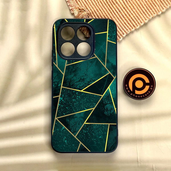 Xiaomi 15T - Geometric Design 9 - Premium Metal Printed Soft Bumper Shock Proof Case