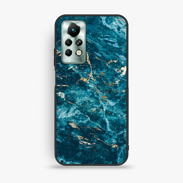 Infinix Note 11 Pro - Blue 2.0 Design 8 - Premium Metal Printed Soft Bumper Shock Proof Case