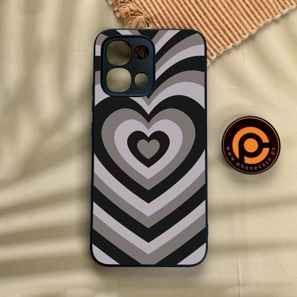 Oppo A6 Pro - Heartbeat Design 1 - Premium Metal Printed Soft Bumper Shock Proof Case