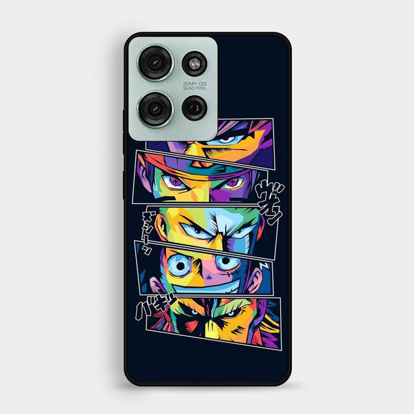 Motorola Moto G75 - Anime 2.0 Design 8 - Premium Metal Printed Soft Bumper Shock Proof Case