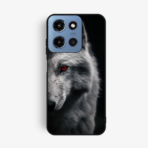 Motorola G Power 2025 - Wolf Design 10 - Premium Metal Printed Soft Bumper Shock Proof Case