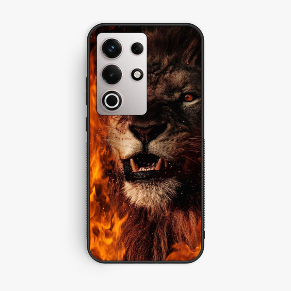 Itel S25 Ultra - Tiger Design 2 - Premium Metal Printed Soft Bumper Shock Proof Case