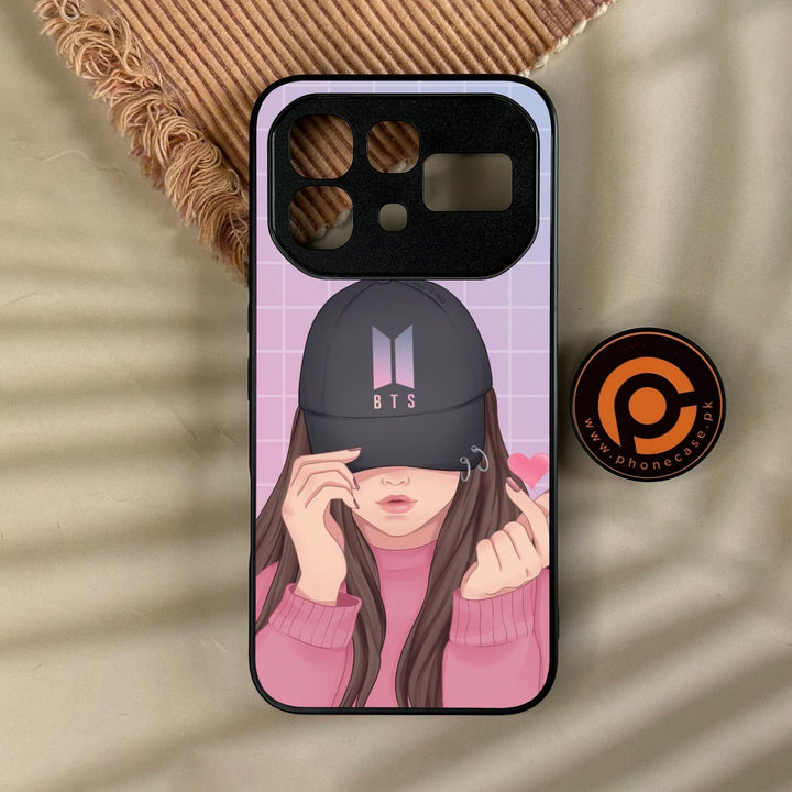 Infinix Note 60 Pro - Anime Girls Design 3 - Premium Metal Printed Soft Bumper Shock Proof Case
