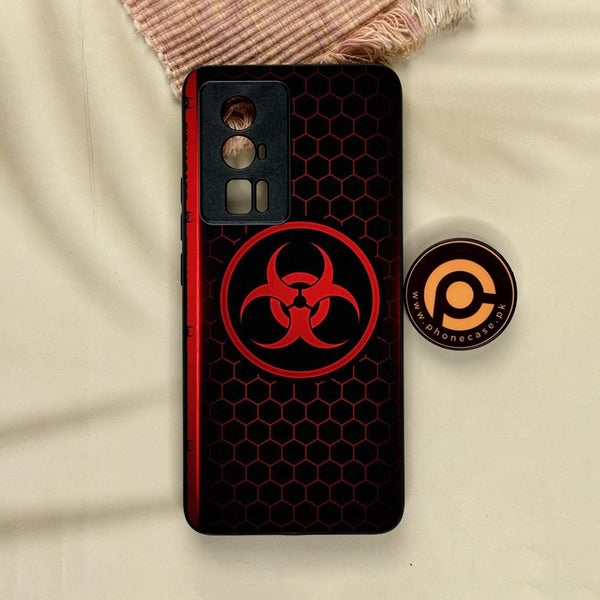 Xiaomi Redmi K60 Pro - Biohazard Design 5 - Premium Metal Printed Soft Bumper Shock Proof Case