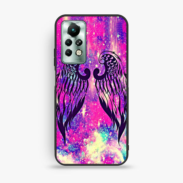 Infinix Note 11 Pro - Angel Wings Design 9 - Premium Metal Printed Soft Bumper Shock Proof Case