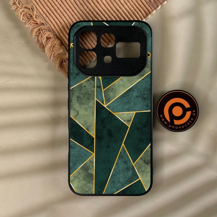 Infinix Note 60 - Geometric Design 5 - Premium Metal Printed Soft Bumper Shock Proof Case