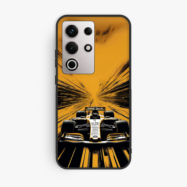 Itel S25 Ultra - Formula 1 Design 4 - Premium Metal Printed Soft Bumper Shock Proof Case