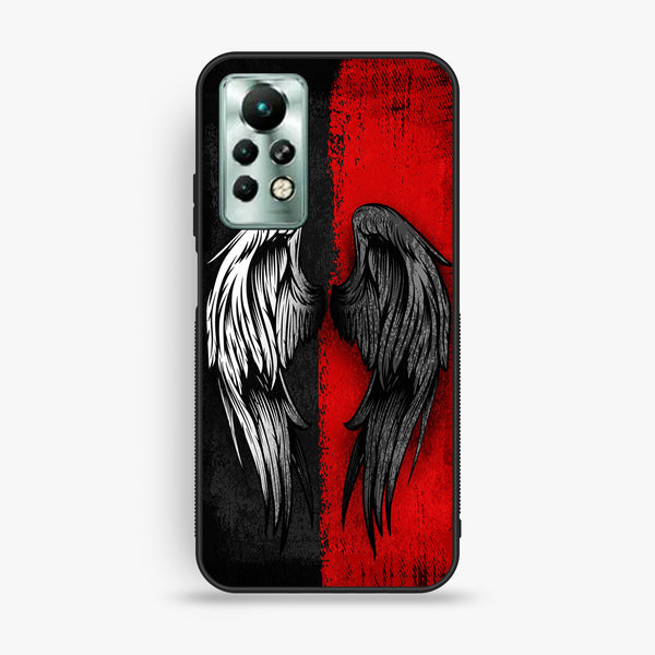 Infinix Note 11 Pro - Angel 2.0 Design 10 - Premium Metal Printed Soft Bumper Shock Proof Case