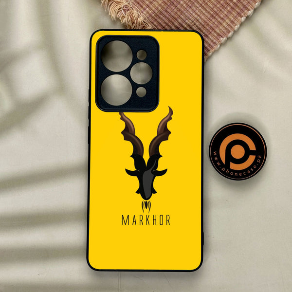 Realme 15 Pro - Markhor Design 1 - Premium Metal Printed Soft Bumper Shock Proof Case