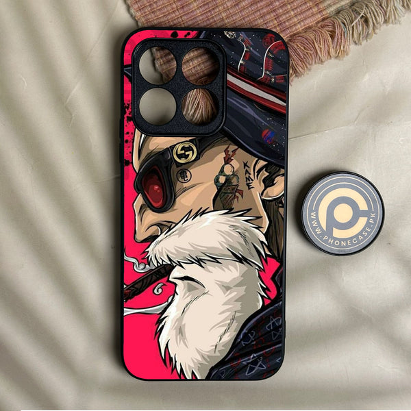 Honor X8b - Master Roshi - Premium Metal Printed Soft Bumper Shock Proof Case