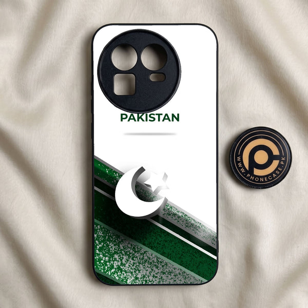 Realme GT 8 - Pakistani Flag Design 10 - Premium Metal Printed Soft Bumper Shock Proof Case
