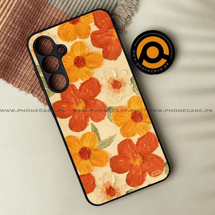 Samsung Galaxy A26 5G- Daisy Delight Design 5 - Premium Metal Printed soft Bumper shock Proof Case